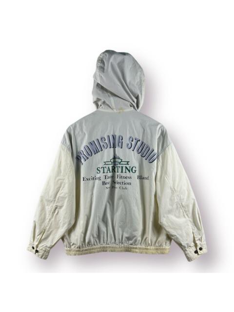 Other Designers NEWPORT CLUB PROMISING STUDIO BOMBER BIG LOGO - M