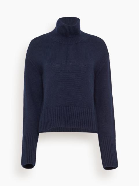 LISA YANG Fleur Sweater in Navy