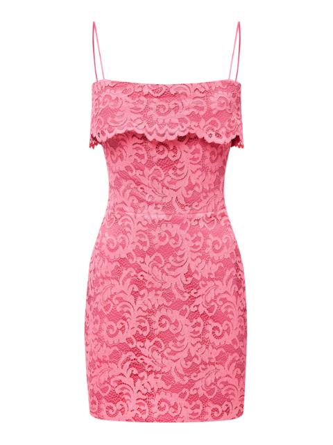 RASARIO Lace Mini Dress pink