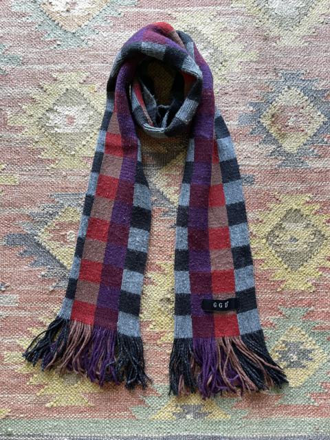 Other Designers Japanese Brand - Multicolour plaid wool mini scarf japanese style