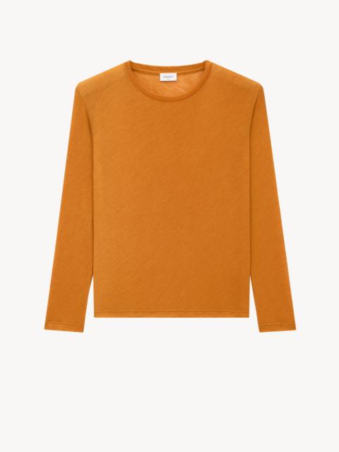 SAINT LAURENT SWEATER IN CASHMERE AND SILK JERSEY
