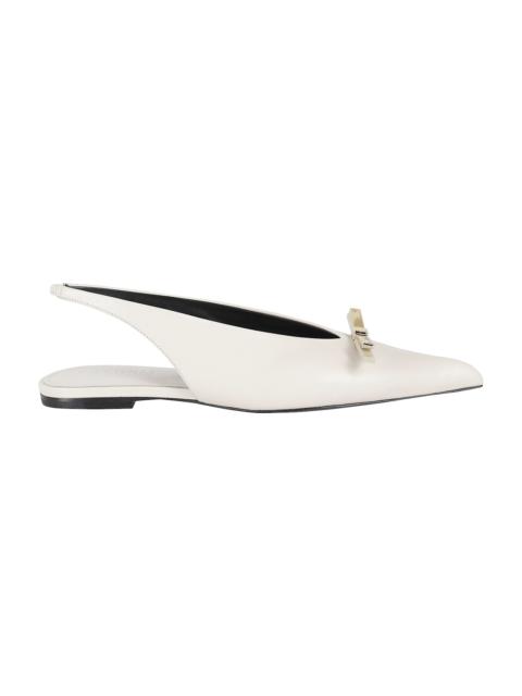 Lanvin Bow Flat Slingback