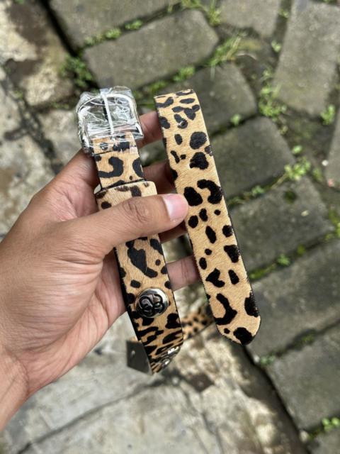 Stüssy Stussy SS-Link Studded "Hairy Cheetah" belts