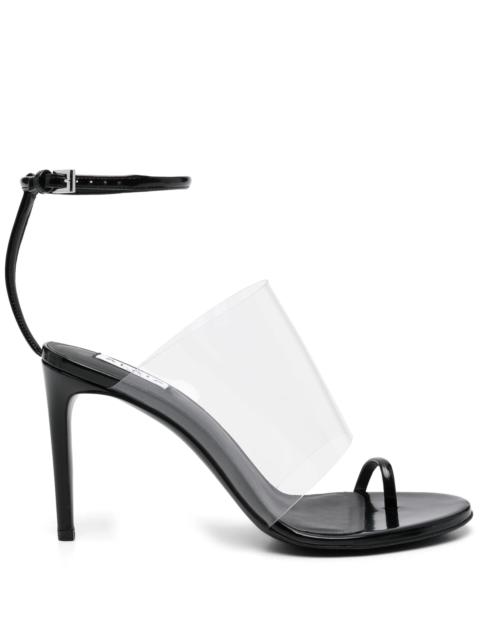 Alaïa 100mm asymmetric sandals