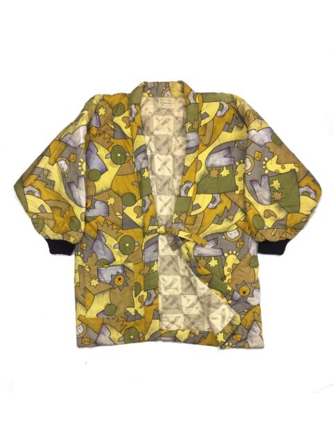 Other Designers Japanese Brand - Style Hanten Winter Sanjuro Kimono Fullprint Luxury Jacket