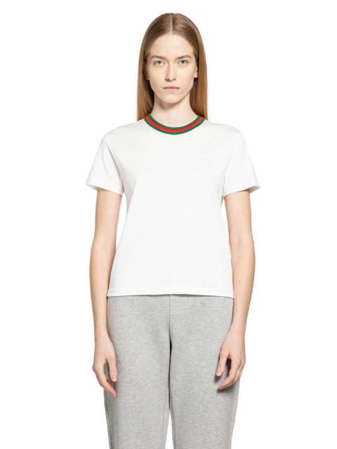 GUCCI Jersey T-shirt With Web