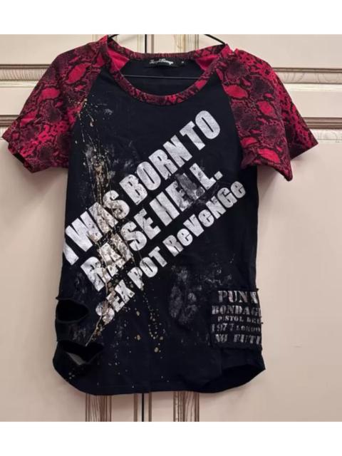 Other Designers RAISE HELL ROCK STYLE SHIRT SIZE /L