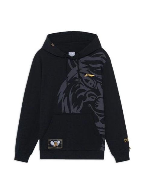 Li-Ning Li-Ning Badminton Series Loose Pullover Hoodie 'Black' AWDS529-2