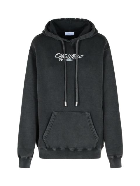 'arrow' Black Cotton Sweatshirt