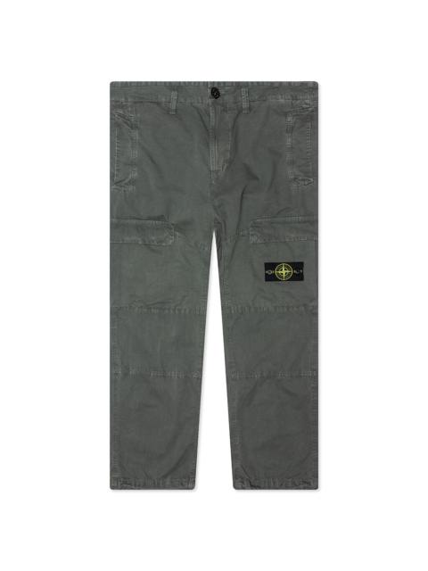 Stone Island OLD TREATMENT COMFORT FIT CARGO PANTS - MUSK