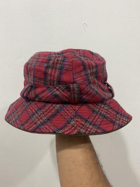 Other Designers Other - VTG Wool Plaid Pattern Outdoor Bucket Hat