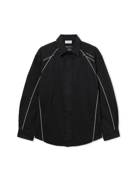 Off-White Garment-Dyed Sporty Shirt