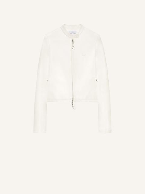 courrèges CITY VINYL BIKER JACKET