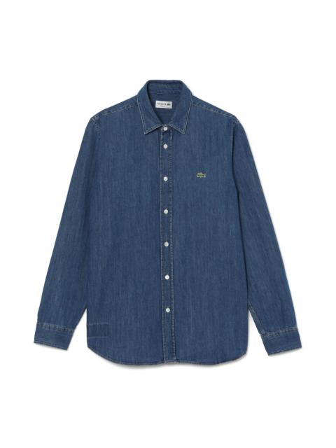 Regular Fit Denim Button-Up Shirt