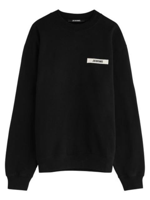Jacquemus Le Sweatshirt Gros Grain Cotton Sweatshirt