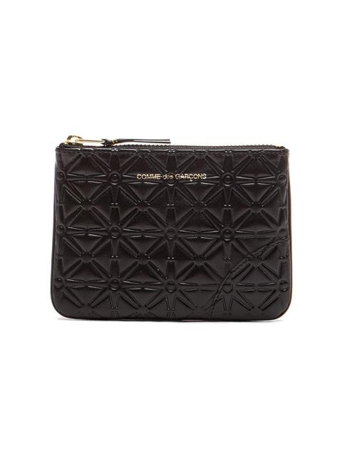 Comme Des Garçons Small Star Embossed Pouch