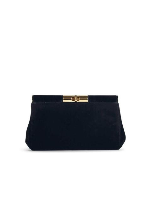 Dolce & Gabbana Black Velvet Shoulder Strap