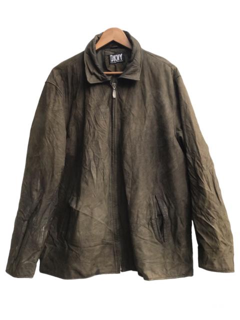 Other Designers Worn Damage Thrashed Vintage DKNY Leather Jacket