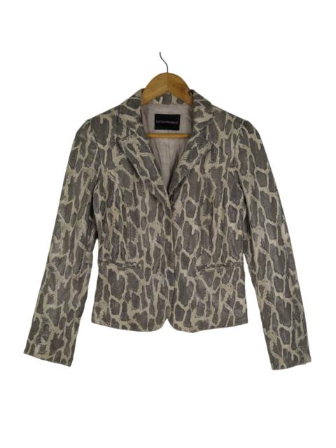 Other Designers Vintage - Vintage 90s Emporio Armani Snakeskin Jacket