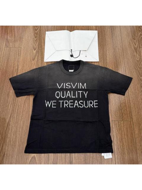 visvim VISVIM 25AW JUMBO TEE S/S DMGD in black