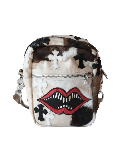 Chrome Hearts Chrome Hearts Matty Boy Cross Patch Chomper Cowhide Taka Bag White