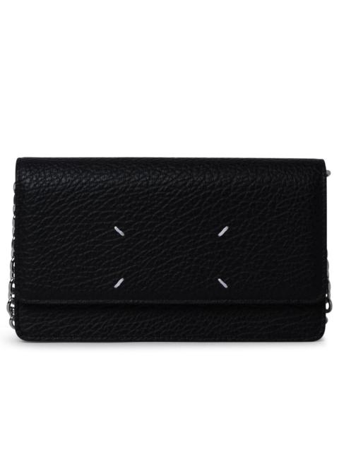 Maison Margiela Maison Margiela Black Calf Leather Wallet Women