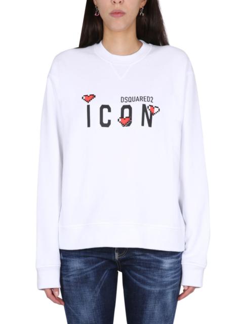 DSQUARED2 Dsquared Women Icon Game Lover Sweatshirt
