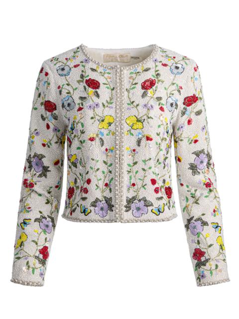 Alice + Olivia KIDMAN EMBELLISHED JACKET