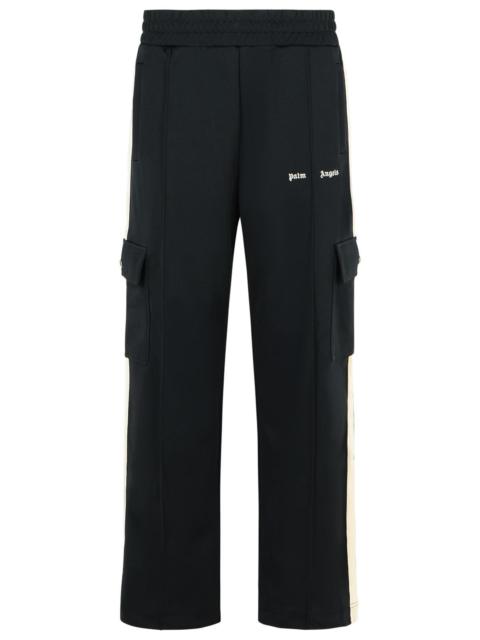 Palm Angels Palm Angels Track Cargo' Black Polyester Pants Men