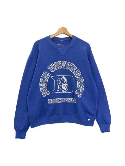 Other Designers Russell Athletic - Vintage 90s Blue Devils Duke University Big Logo Sweatshirt