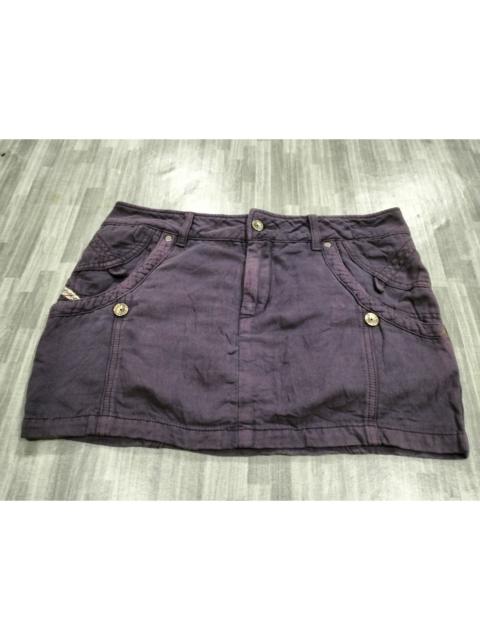 Diesel Diesel Mini Skirt Sunfaded Design