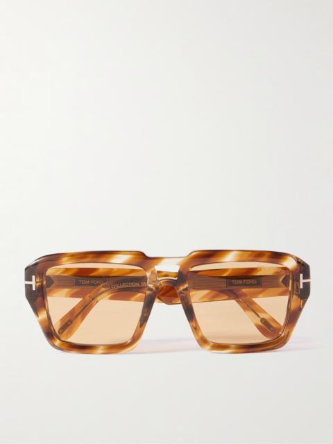 TOM FORD Icon Square-frame Tortoiseshell Acetate Sunglasses