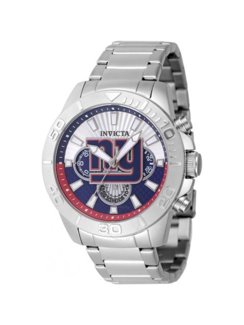 Other Designers Invicta Nfl New York Giants Chronograph GMT Quartz Men's Watch 47938