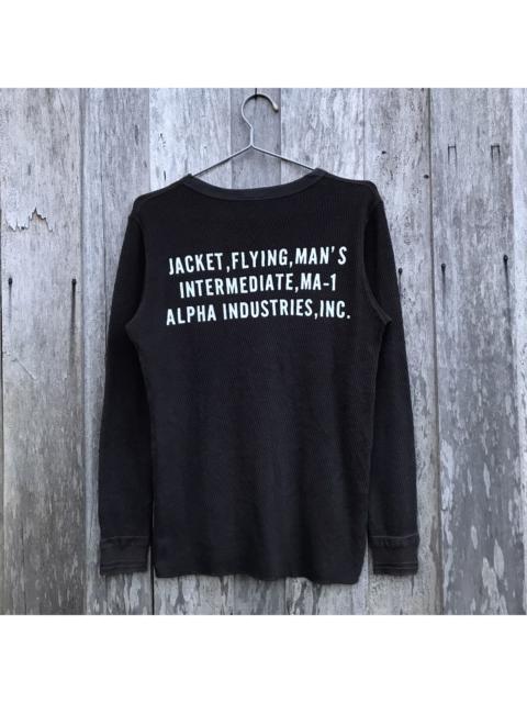 Other Designers Alpha Industries - Vintage Alpha Industries Us Air Force Spell Out Sweatshirt