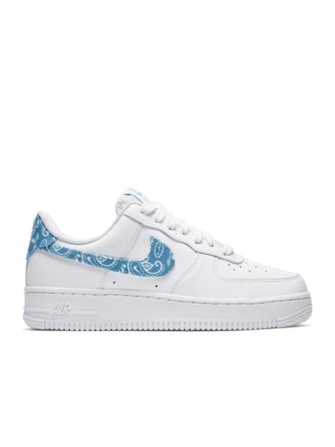 Nike WMNS AIR FORCE 1 '07 ESSENTIALS 'BLUE PAISLEY'