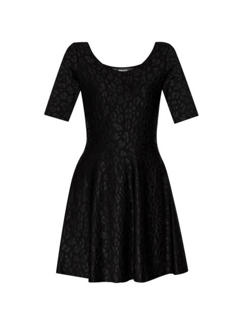 Medusa jacquard mini dress