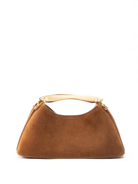 Elleme Mini Boomerang Suede Cognac