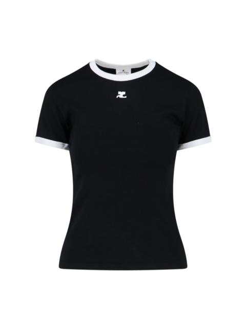 courrèges LOGO T-SHIRT