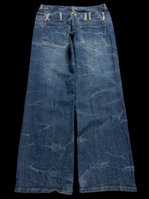 Distressed Denim - 💥Baggy💥90s N’ Japan Stone Wash Distress Ripped Double Waist
