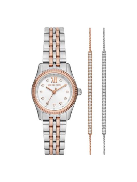 MICHAEL KORS Michael Kors Lexington Quartz Ladies Watch and Bracelet Gift Set MK4817SET
