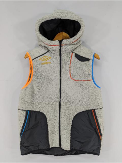 Other Designers 🔥RARE🔥Umbro Fleece Deep Pile Hoodie Vest Jacket