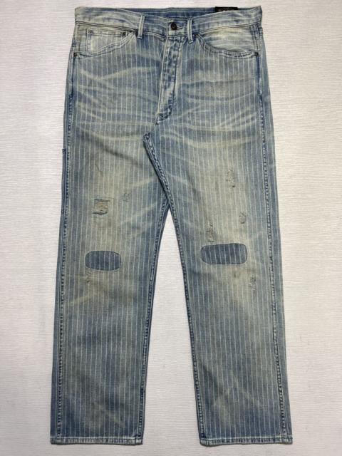 RRL by Ralph Lauren RRL - Double RL - Stripe Indigo Twill Work Pants