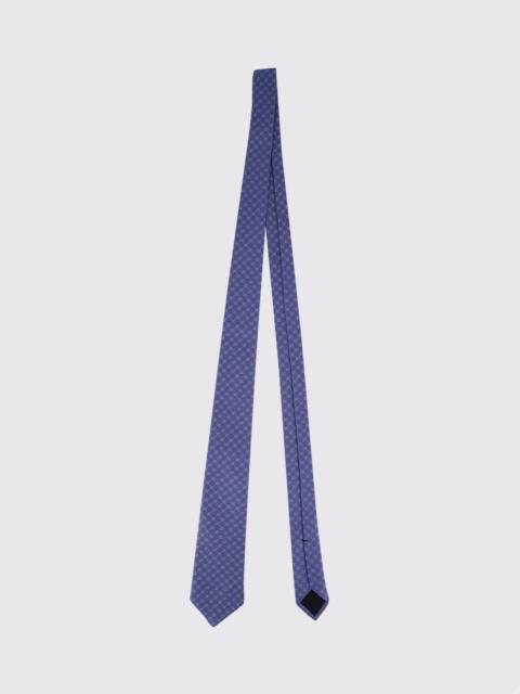 GUCCI Gucci Men Tie Gucci In Pure Organic Silk With All-Over Gg Monogram Pattern