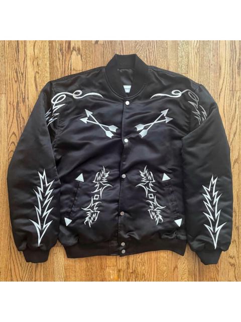 Rhude Embroidered Silk Western Bomber