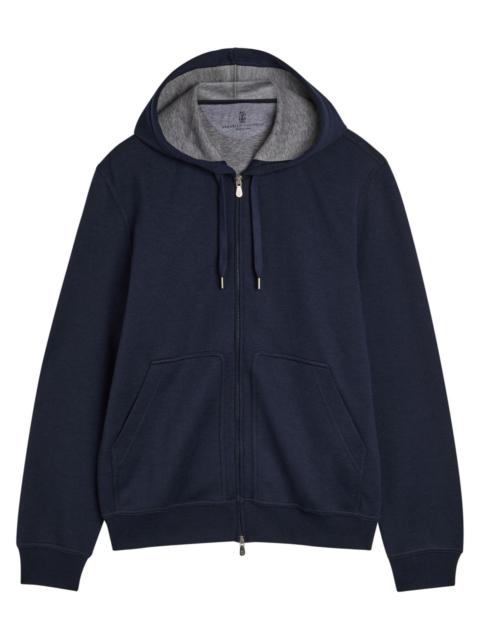 Brunello Cucinelli Brunello Cucinelli Hooded Cotton-blend Sweatshirt