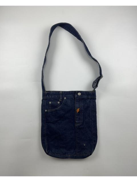 Walter Van Beirendonck Vintage Walter Van Beirendonck Denim Sling Bag