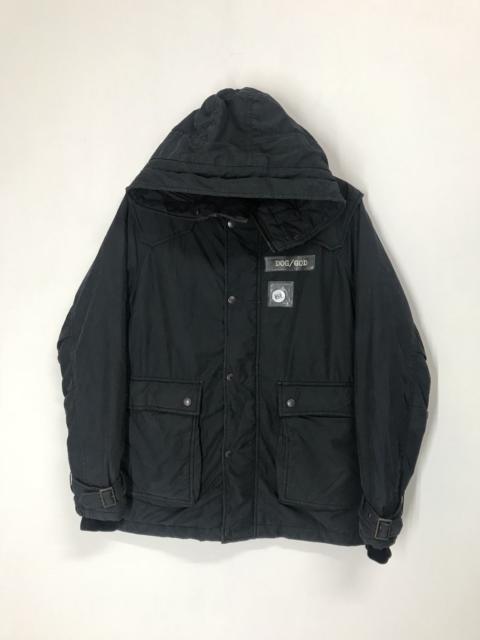 Hysteric Glamour HYSTERIC GLAMOUR PUNK BONDAGE STYLE JACKET BLACK NYLON RARE