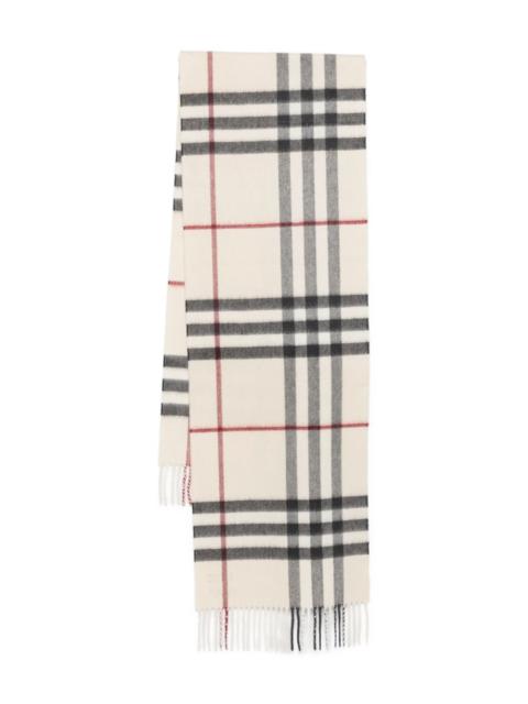 Burberry Women Giant Check Cashmere Scarf