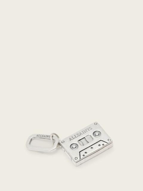 ALLSAINTS CASSETTE STERLING SILVER PENDANT CHARM