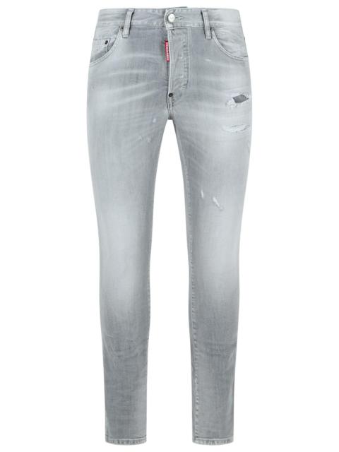Dsquared2 'Skater' Grey Cotton Denim Jeans Men